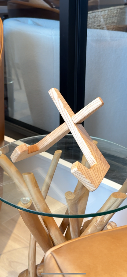 Collapsable Hardwood Display Stand