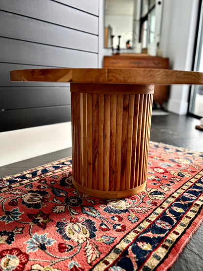 Modern Round Cherry Coffee Table