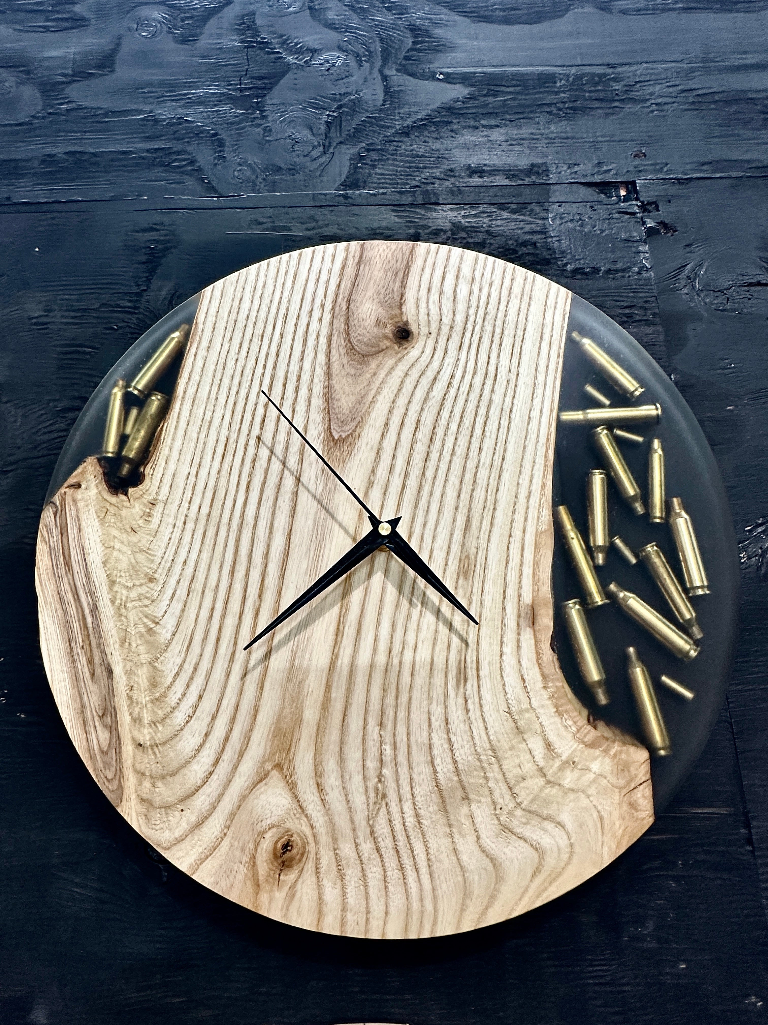 Epoxy Bullet Clock 3
