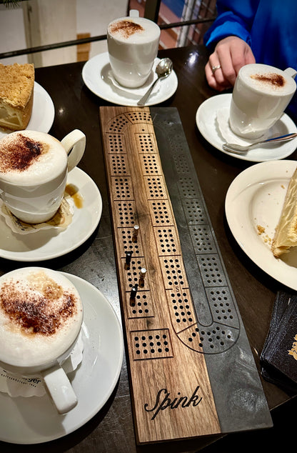 Black Walnut Cribbage Board