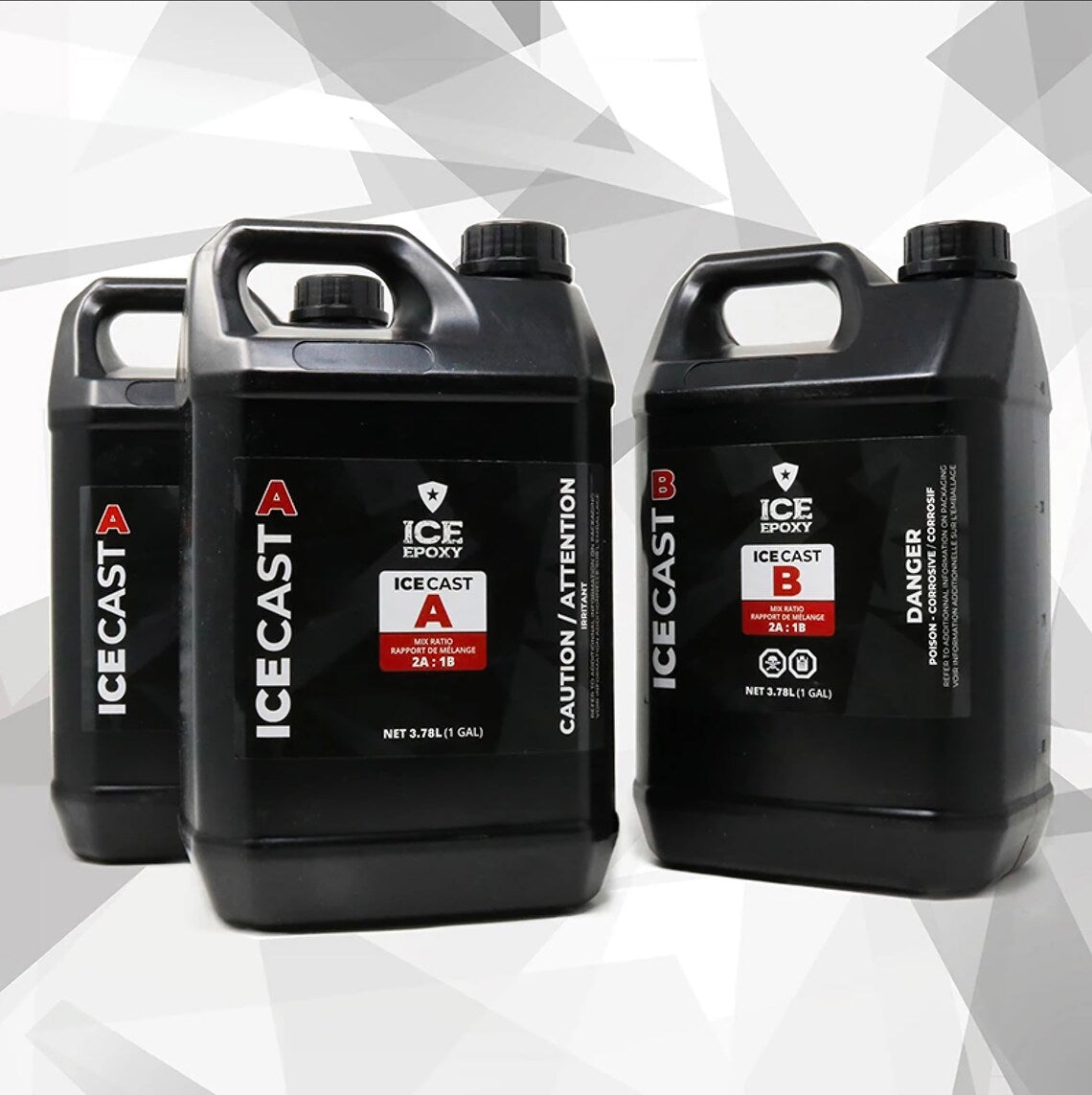 3 Gallon kit - Deep Pour Crystal Clear Epoxy